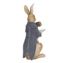 Clayre & Eef Figurine Rabbit 15x13x40 cm Brown Grey Polyresin