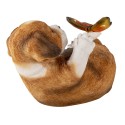 Clayre & Eef Figurine Dog 14x9x10 cm Brown Polyresin