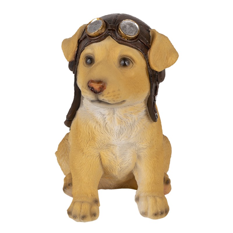 Clayre & Eef Figur Hund 14x10x16 cm Braun Polyresin