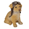 Clayre & Eef Figur Hund 14x10x16 cm Braun Polyresin