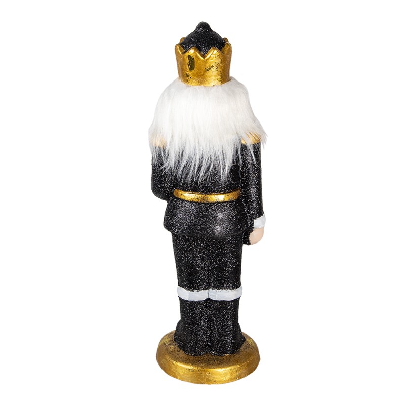 Clayre & Eef Figurine Nutcracker 50 cm Black Polyresin
