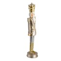Clayre & Eef Statuetta Schiaccianoci 56 cm Color argento Or Poliresina