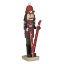 Clayre & Eef Figur Nussknacker 17 cm Rot Grün Polyresin