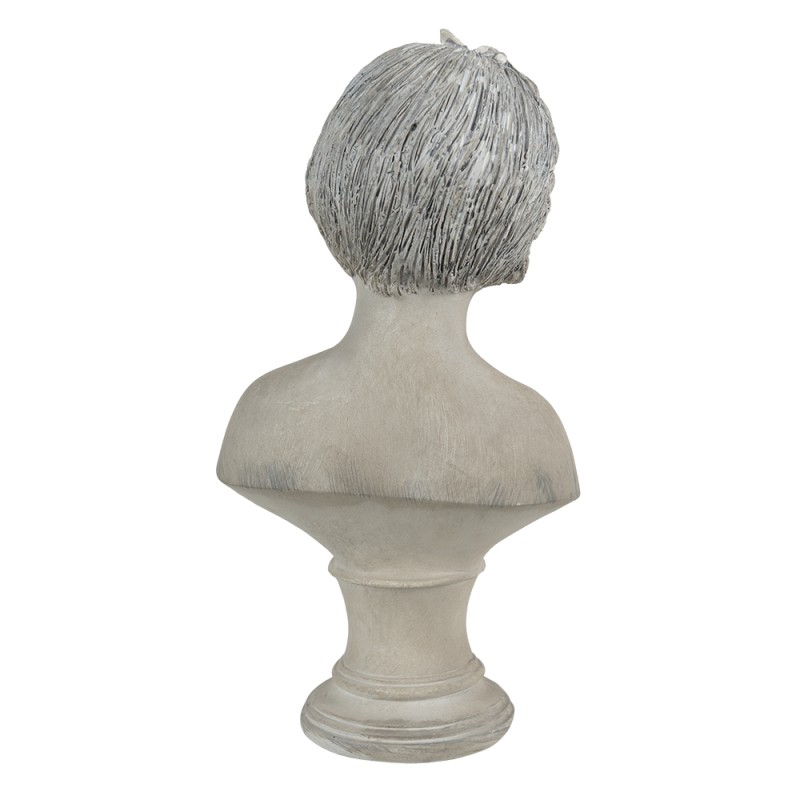 Clayre & Eef Beeld Meisje 14x9x27 cm Beige Polyresin