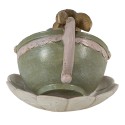 Clayre & Eef Beeld 11x8x7 cm Bruin Groen Polyresin