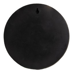 Clayre & Eef Decorazione murale  Ø 20x2 cm Color argento Plastica Rotondo