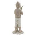 Clayre & Eef Beeld Kind 21 cm Roze Wit Polyresin
