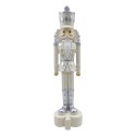 Clayre & Eef Figurine Nutcracker 35 cm Beige Silver colored Polyresin