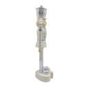 Clayre & Eef Figurine Nutcracker 35 cm Beige Silver colored Polyresin