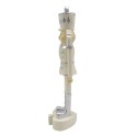 Clayre & Eef Statuetta Schiaccianoci 17 cm Beige Color argento Poliresina