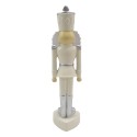 Clayre & Eef Statuetta Schiaccianoci 17 cm Beige Color argento Poliresina