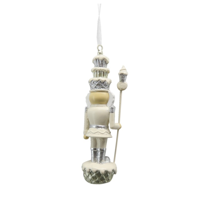Clayre & Eef Christmas Ornament Nutcracker 11 cm Beige Plastic