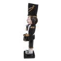 Clayre & Eef Figur Nussknacker 16 cm Schwarz Polyresin