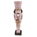 Clayre & Eef Figurine Nutcracker 16 cm Pink Polyresin