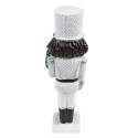 Clayre & Eef Figurine Nutcracker 16 cm White Polyresin