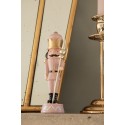 Clayre & Eef Christmas Decoration Nutcracker 17 cm Pink Polyresin
