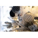Clayre & Eef Ornamento Natalizio Schiaccianoci 15 cm Bianco Plastica