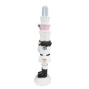 Clayre & Eef Christmas Decoration Nutcracker 33 cm White Polyresin