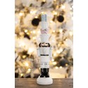 Clayre & Eef Christmas Decoration Nutcracker 33 cm White Polyresin