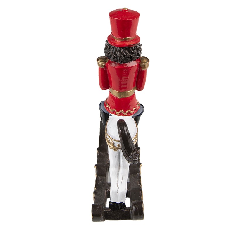Clayre & Eef Christmas Decoration Nutcracker 18 cm Red Polyresin