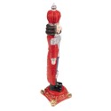 Clayre & Eef Weihnachtsdekoration Nussknacker 24 cm Rot Polyresin