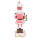 Clayre & Eef Figurine Nutcracker 24 cm Pink Polyresin
