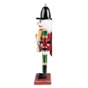 Clayre & Eef Figur Nussknacker 30 cm Rot Grün Polyresin