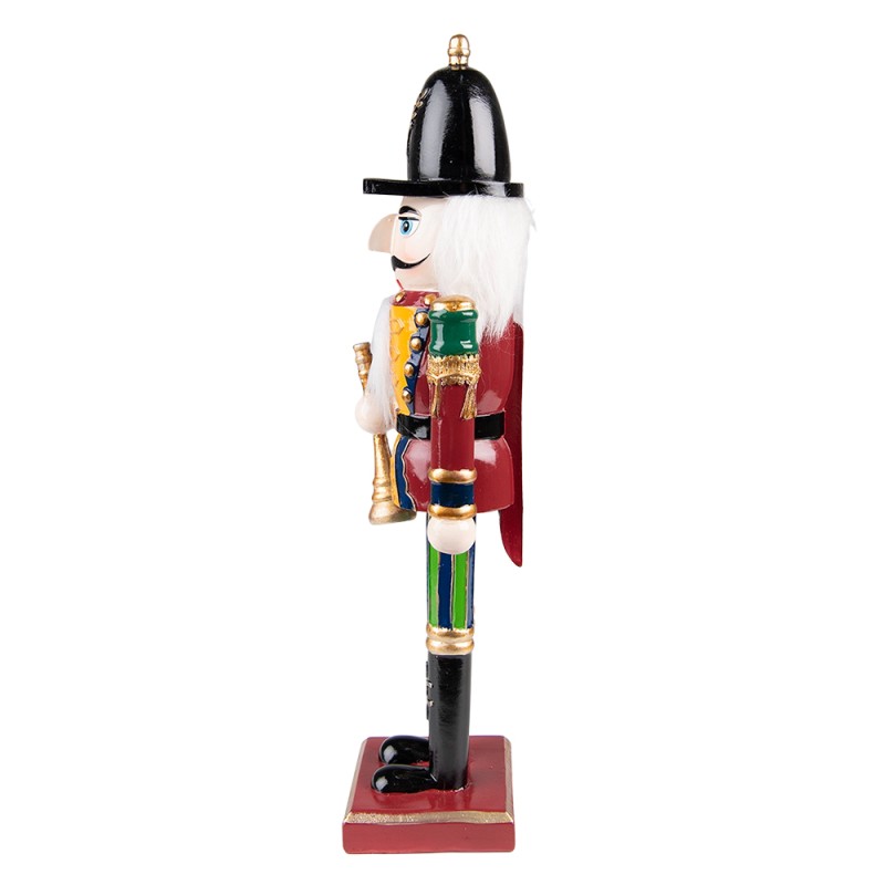 Clayre & Eef Figur Nussknacker 30 cm Rot Grün Polyresin