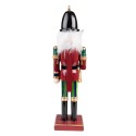 Clayre & Eef Figur Nussknacker 30 cm Rot Grün Polyresin