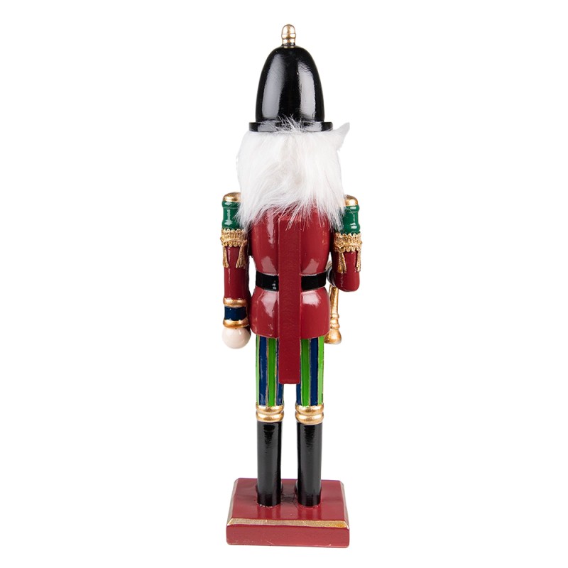 Clayre & Eef Figur Nussknacker 30 cm Rot Grün Polyresin
