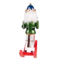 Clayre & Eef Figurine Nutcracker 29 cm White Green Polyresin