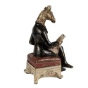 Clayre & Eef Figur Giraffe 22 cm Goldfarbig Schwarz Polyresin