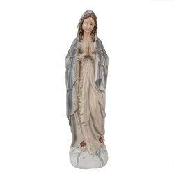 Clayre & Eef Beeld Maria 35 cm Grijs Polyresin