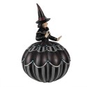 Clayre & Eef Décoration de Halloween Sorcière 26 cm Noir Polyrésine