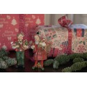 Clayre & Eef Dekorationsfigur Kinder set van 2 / 13 cm Rot Grün Polyresin