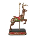 Clayre & Eef Beeld Rendier 35x18x56 cm Bruin Polyresin