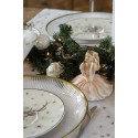 Clayre & Eef Statuetta Ballerina  13 cm Rosa Poliresina