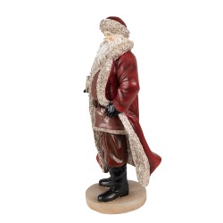 Clayre & Eef Figur Weihnachtsmann 33 cm Rot Polyresin