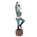 Clayre & Eef Figurine Mouse 26 cm Blue Polyresin