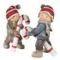 Clayre & Eef Decorative Figurine Child 18 cm Green Polyresin