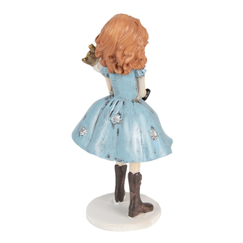 Clayre & Eef Statuetta decorativa Bambino 12 cm Blu Poliresina