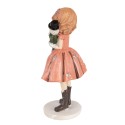 Clayre & Eef Decoratie Beeld Kind 12 cm Rood Polyresin