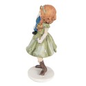 Clayre & Eef Dekorationsfigur Kind 12 cm Grün Polyresin