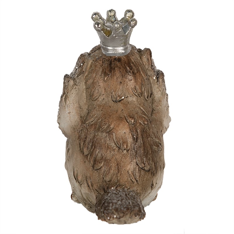 Clayre & Eef Dekorationsfigur Vogel 8 cm Beige Polyresin
