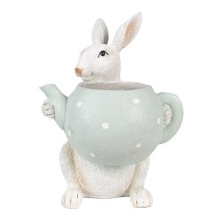 Clayre & Eef Beeld Konijn 23 cm Beige Polyresin