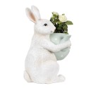 Clayre & Eef Beeld Konijn 23 cm Beige Polyresin