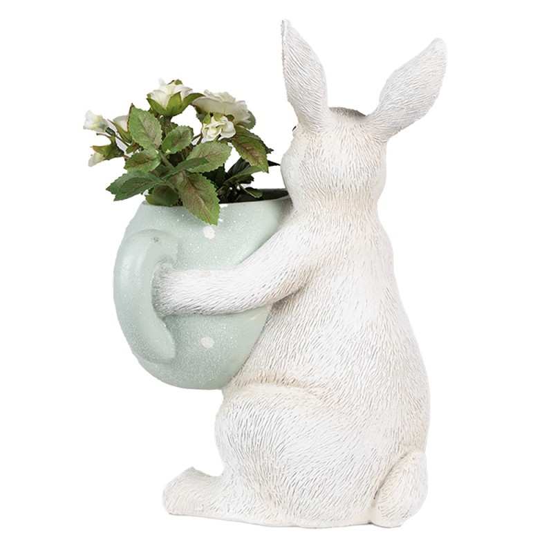 Clayre & Eef Beeld Konijn 23 cm Beige Polyresin