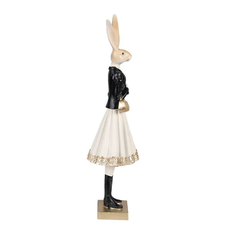 Clayre & Eef Statuetta Coniglio 32 cm Marrone Poliresina