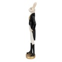 Clayre & Eef Statuetta Coniglio 40 cm Beige Poliresina