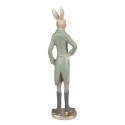 Clayre & Eef Beeld Konijn 40 cm Beige Groen Polyresin